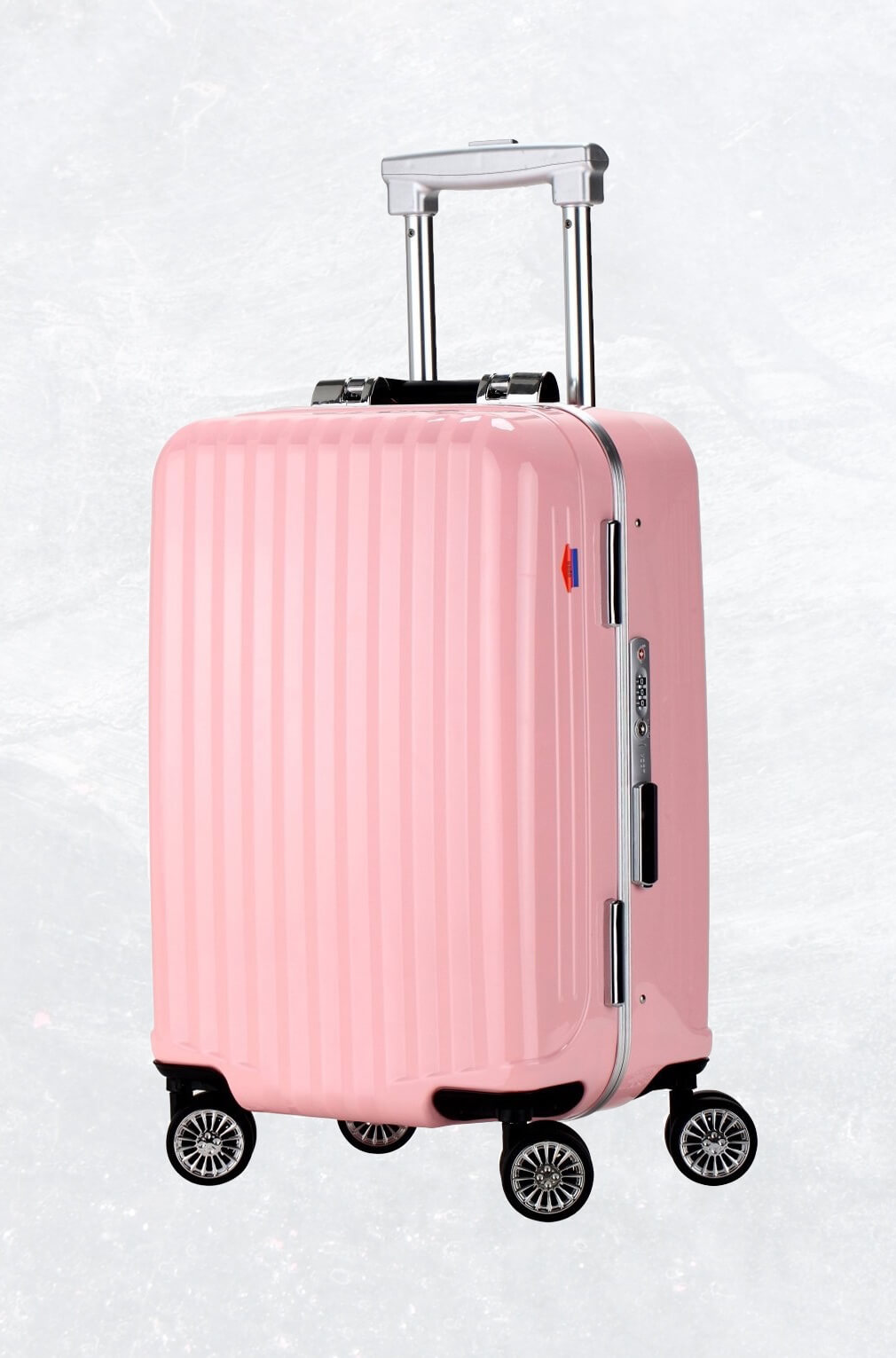 Pink Luggage: Ambassador Luggage Zipperless Carry On